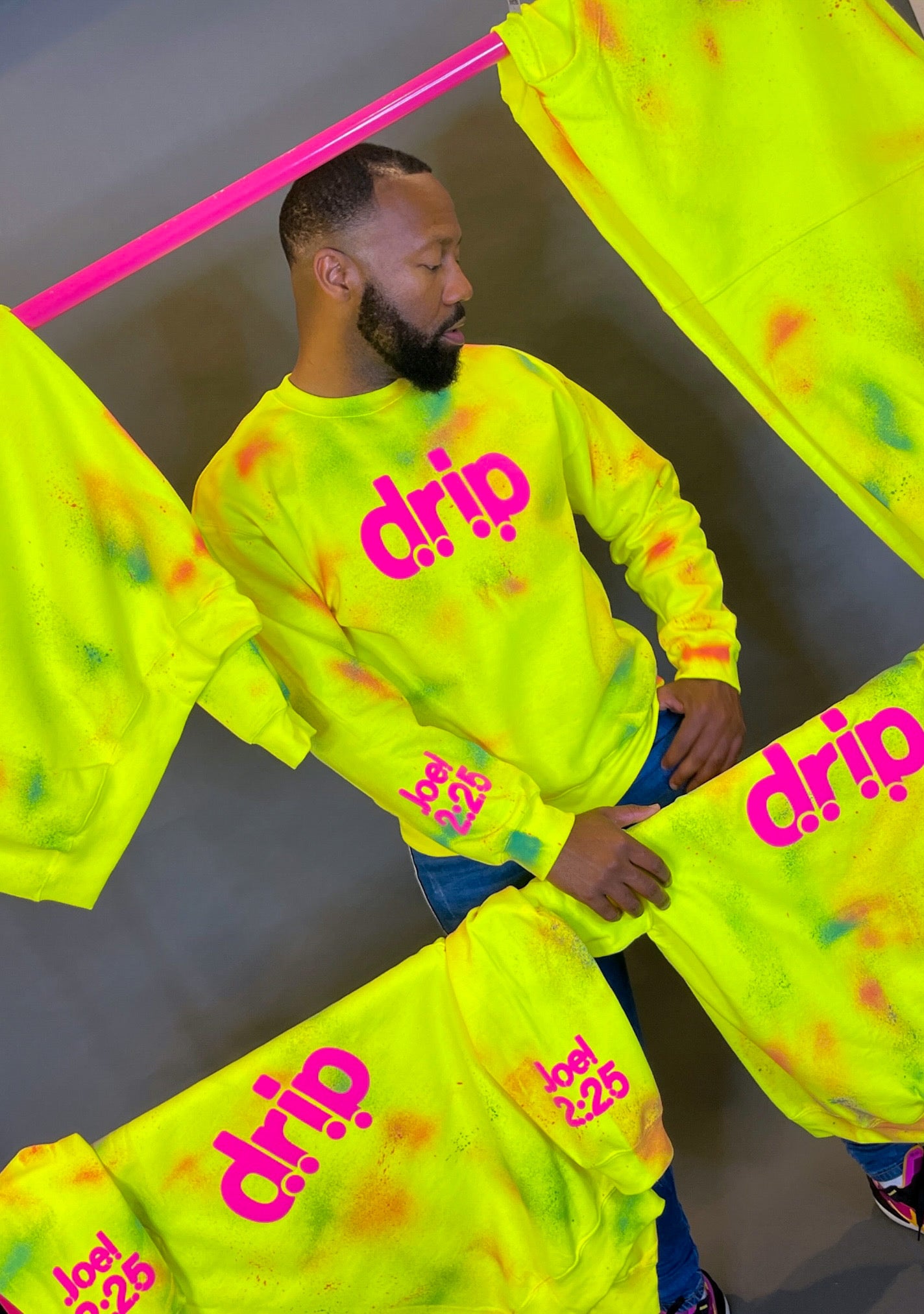 Neon Drip Sweatshirt