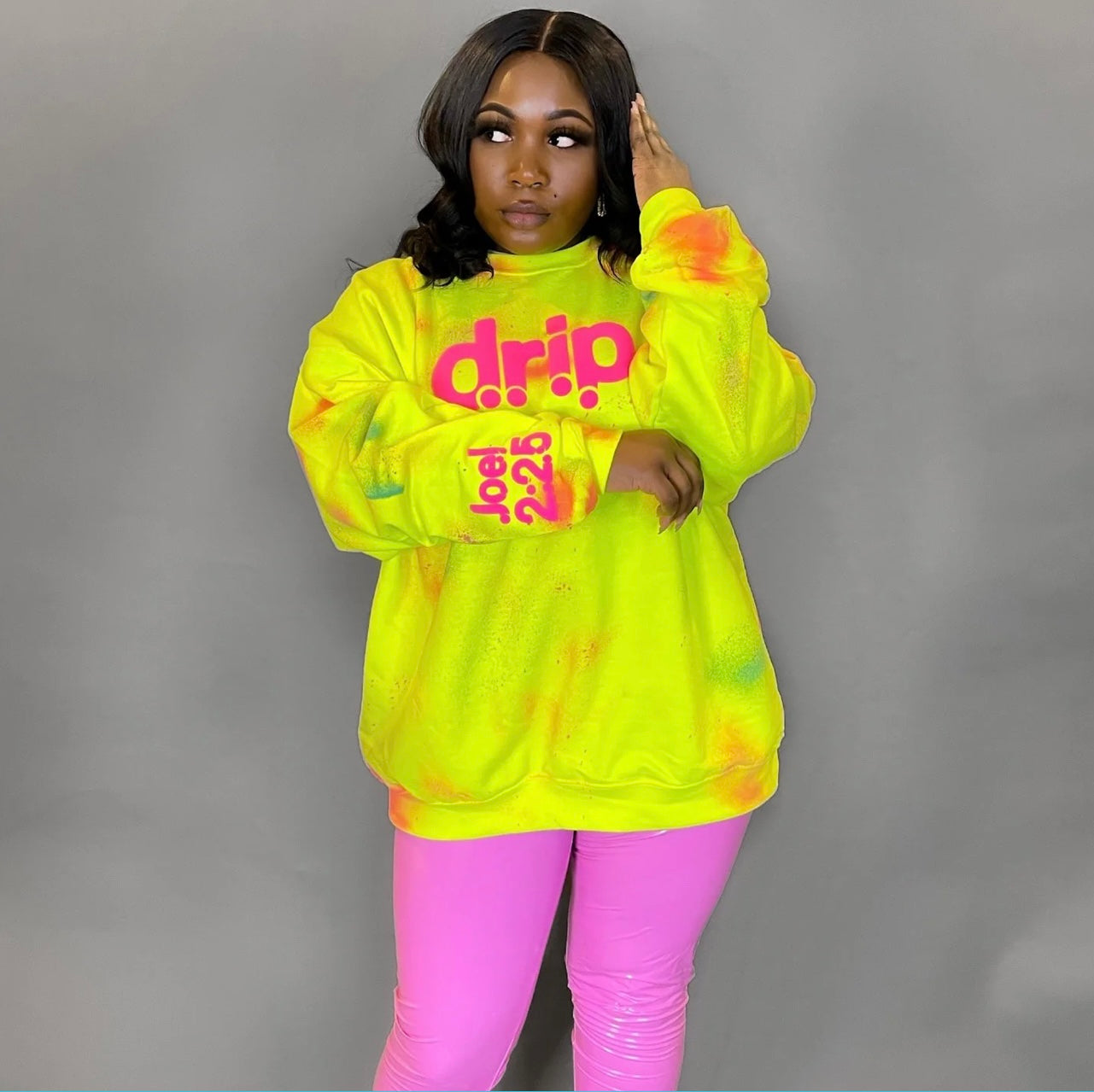 Neon Drip Sweatshirt